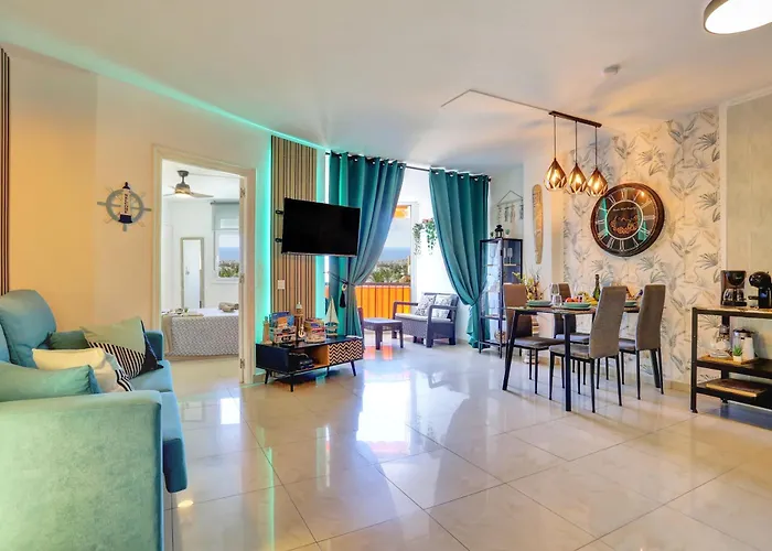 Luxory Dreamy Sunset, Seafront, Direct Access To The Promenade,wifi,pool,free Parking 公寓 *